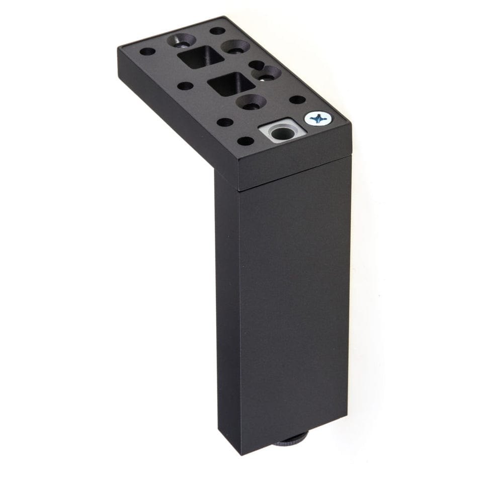 11-3/4" (300 mm) Adjustable Contemporary Versatile T or L Shaped Furniture Leg Dark Brown alt 0