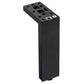 11-3/4" (300 mm) Adjustable Contemporary Versatile T or L Shaped Furniture Leg Matte Black alt 0