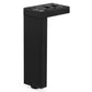 13-3/4" (350 mm) Adjustable Contemporary Versatile T or L Shaped Furniture Leg Matte Black alt 0