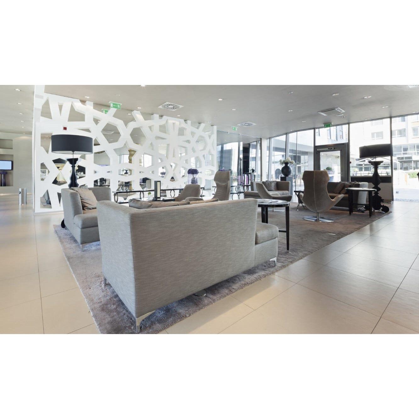 4-3/16" (106 mm) Contemporary Furniture Leg Brushed Nickel alt 0