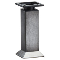 5-29/32" (150 mm) Vintage Adjustable Square Legs Rustic Iron alt 0