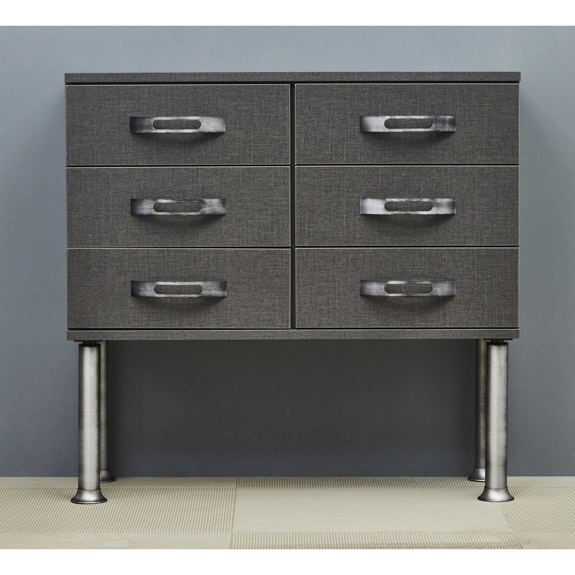 9-27/32" (250 mm) Vintage Adjustable Round Leg Rustic Brass alt 0