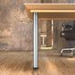 27-1/2" (700 mm) Adjustable Table Leg Stainless Steel Pack of 4 alt 0