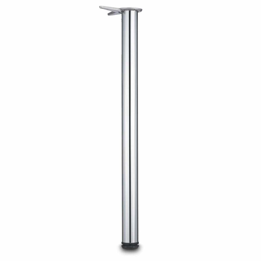 34-1/4" (870 mm) Adjustable Table Leg Chrome alt 0