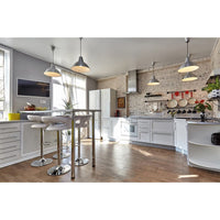 40-1/8" (1010 mm) Adjustable Table Leg Satin Chrome alt 0