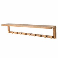 Wall Shelf with 10 Hooks alt 0