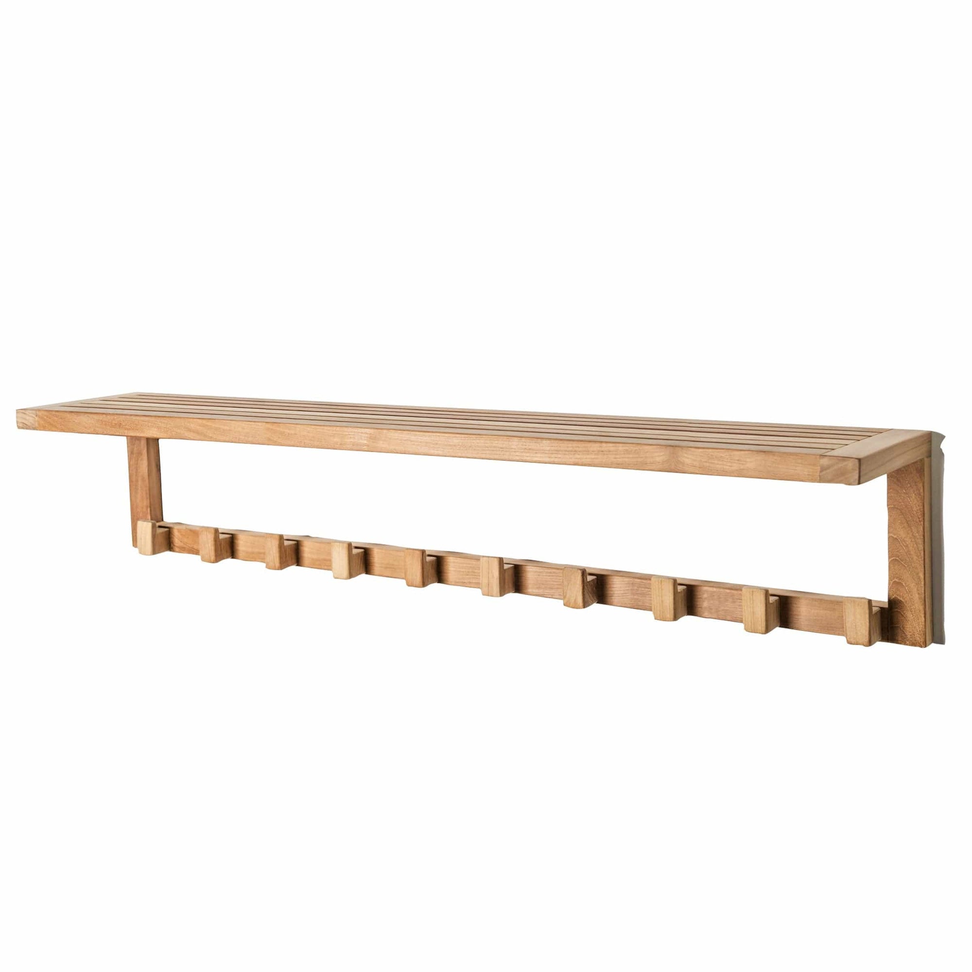 Wall Shelf with 10 Hooks alt 0