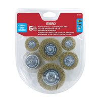 Wire Wheel Brush Set 1-1/2" to 3" (38.1 mm to 76.2 mm) alt 1