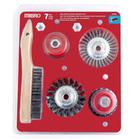 Industrial Manganese Wire Brush Set 7pc alt 0