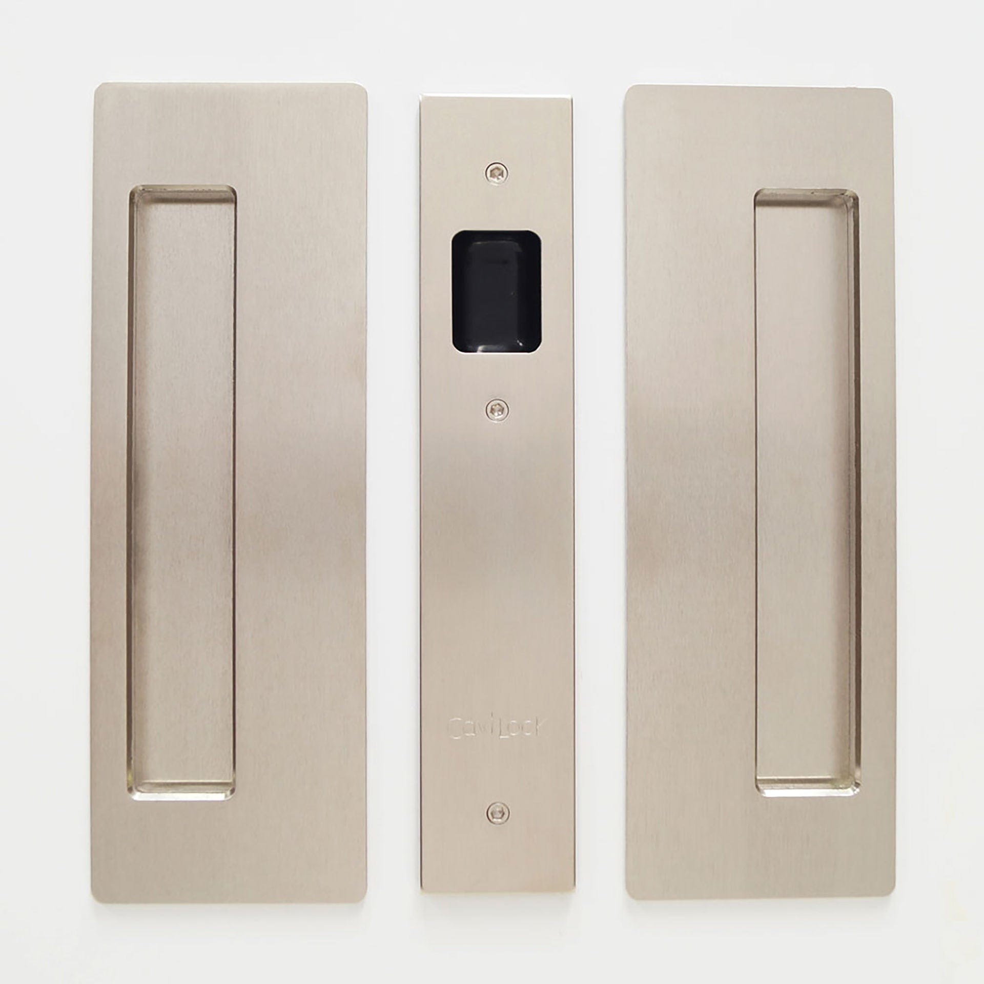 Cavity Sliders CL400 Pocket Door Handle for 1-3/8" Door Satin Nickel alt 0