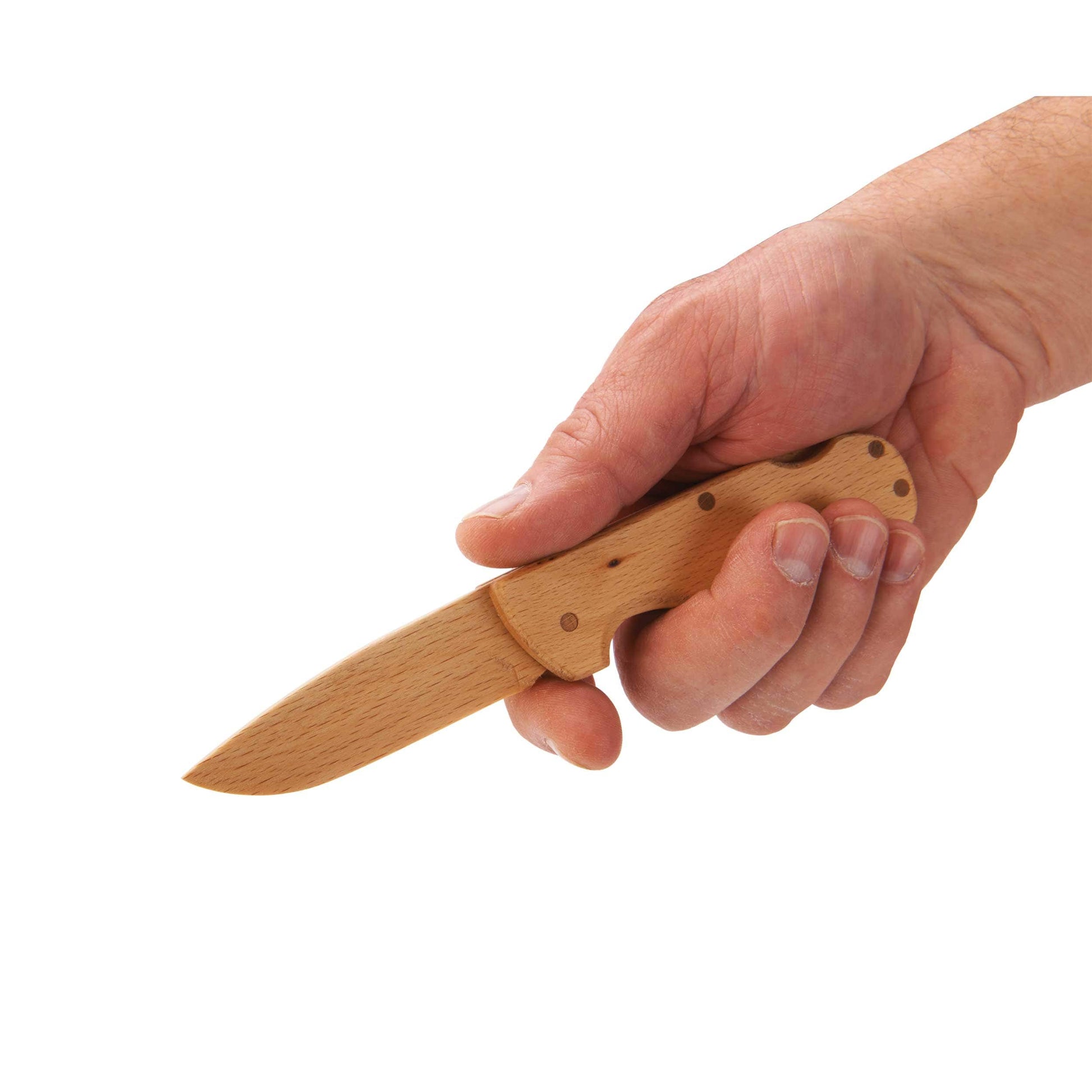 Arlo Wooden Lock Back Folding Pocket Knife - 6-7/8" - Unfinished Kit alt 0