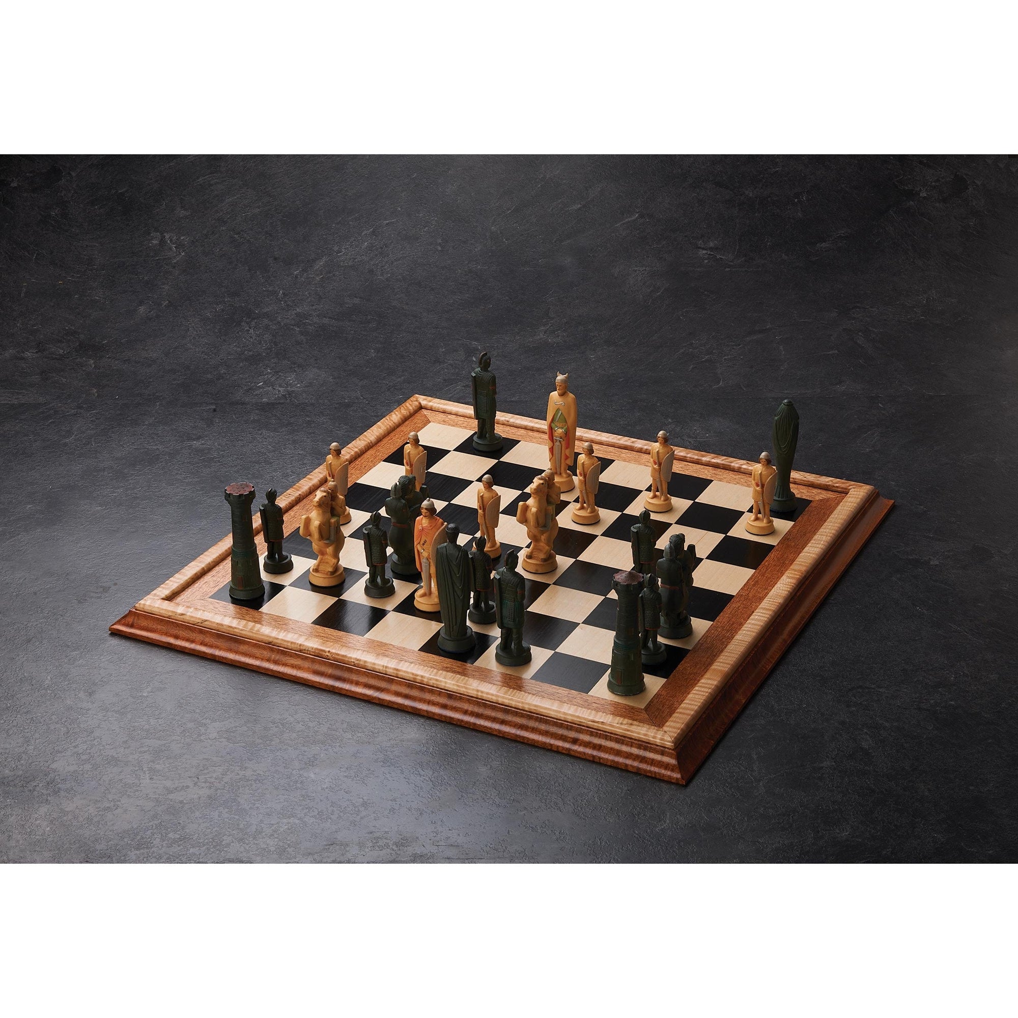 Chess or Checkers Wood Veneer - 19" x 19" - 2-Ply Wood-on-Wood alt 0