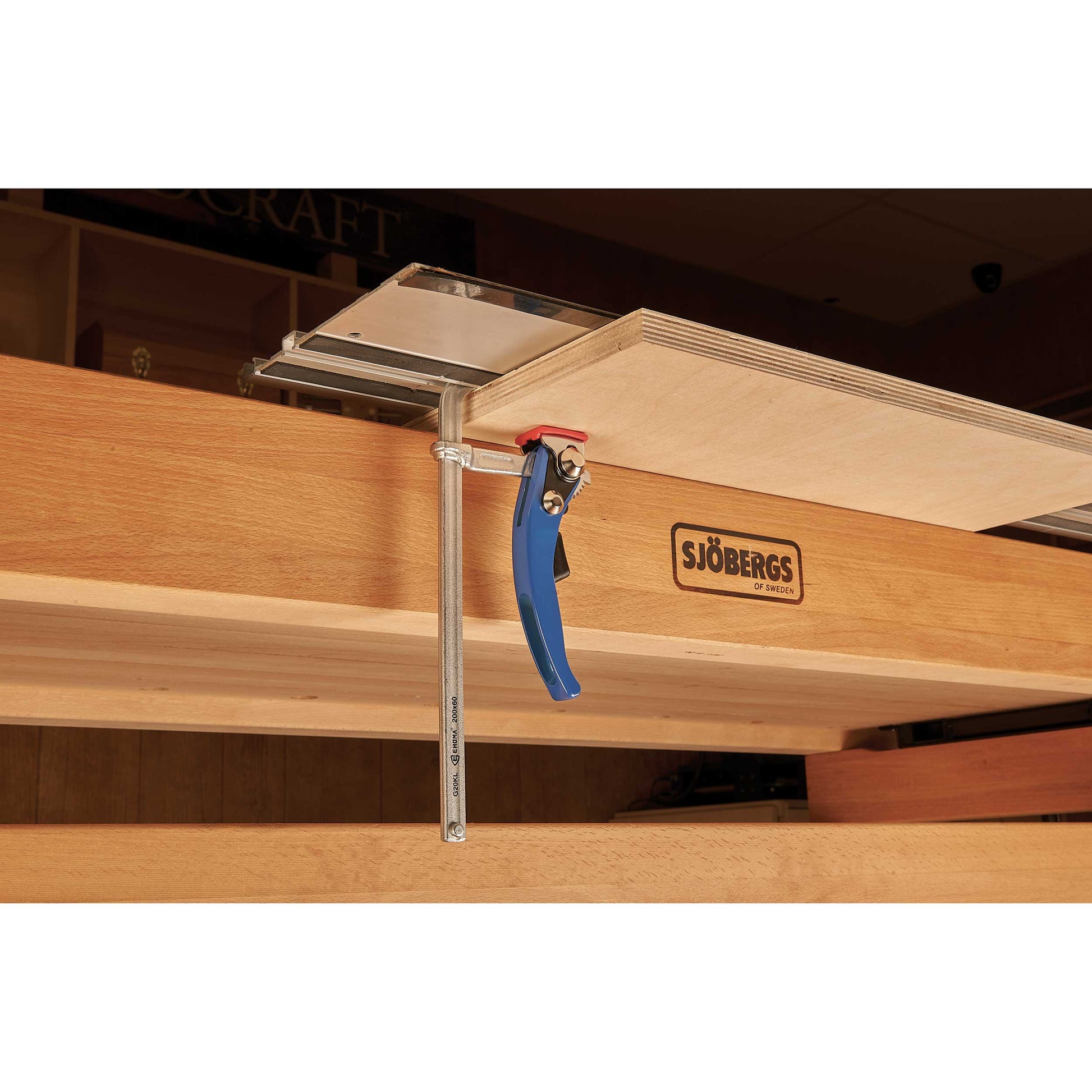 7-1/2" Track Clamp with Ratcheting Handle alt 5