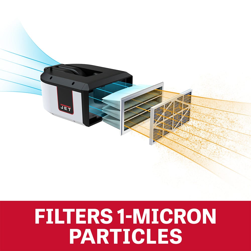 Air Filtration System - 1000 CFM 1 Ph 120V - AFS-1000C