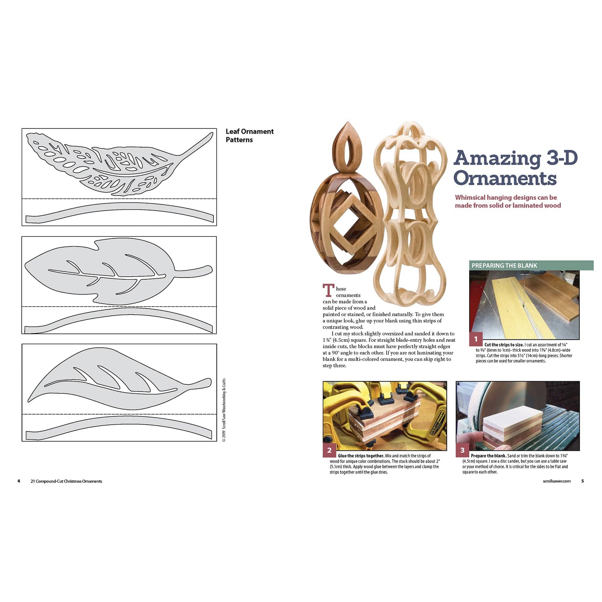 21 Compound-Cut Christmas Ornaments alt 0