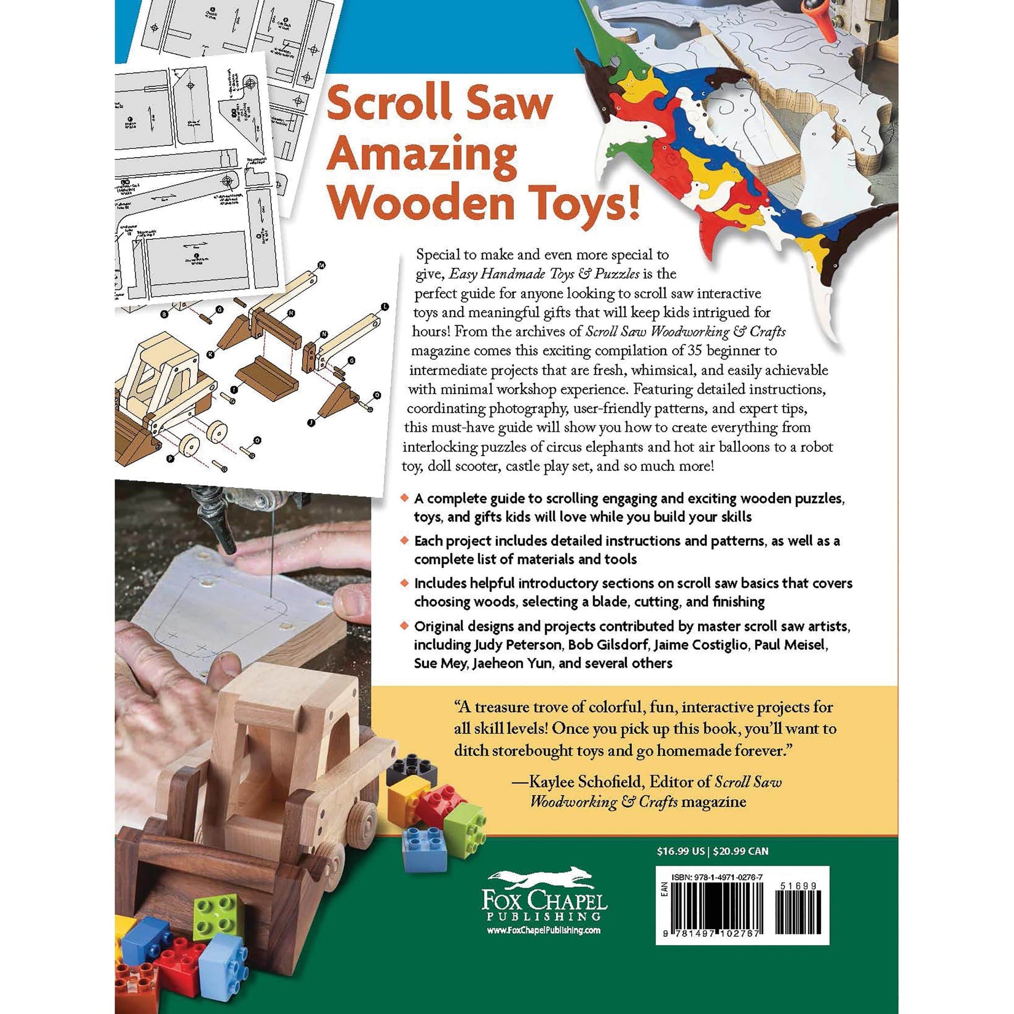 Easy Handmade Toys & Puzzles - 35 Projects & Patterns alt 0