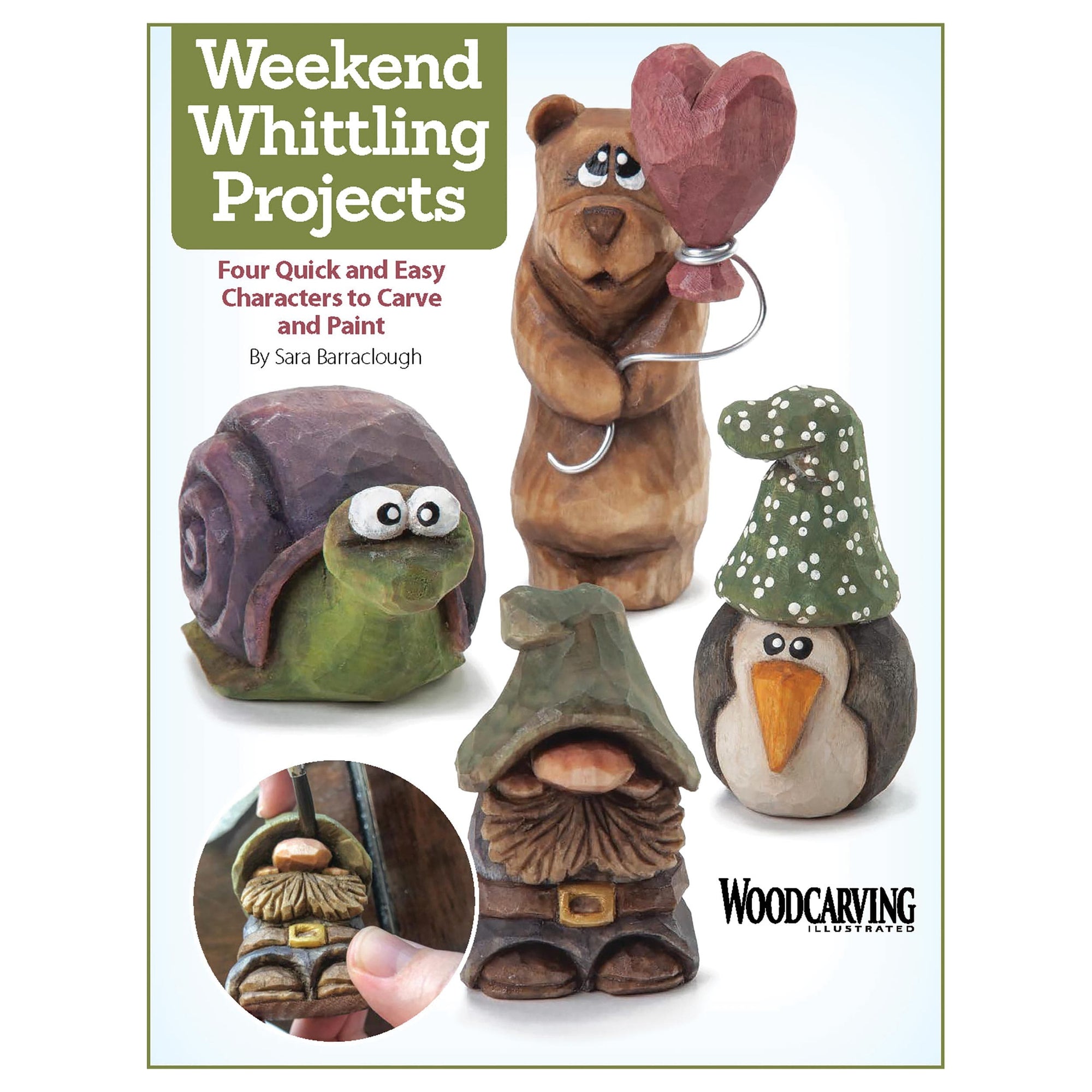 Weekend Whittling Projects - Four Quick & Easy Characters to Carve & Paint alt 0