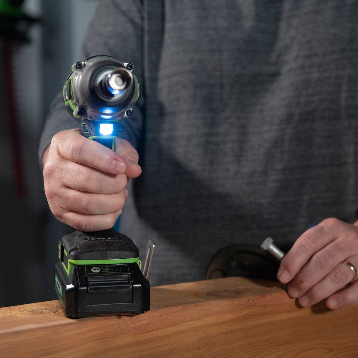 GW 24V BL Drill / Impact Driver with Two 2AH Batteries and Charger alt 0