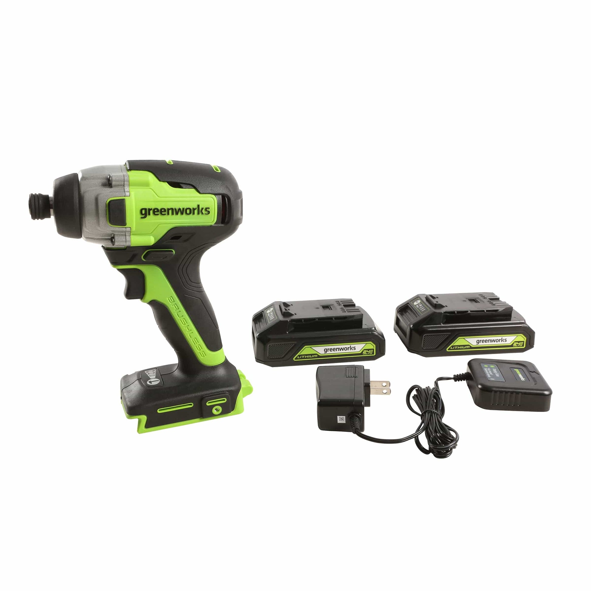 GW 24V BL Impact Kit with Two 2AH Batteries and Charger alt 0