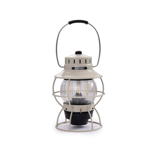 Railroad Lantern Vintage White alt 0