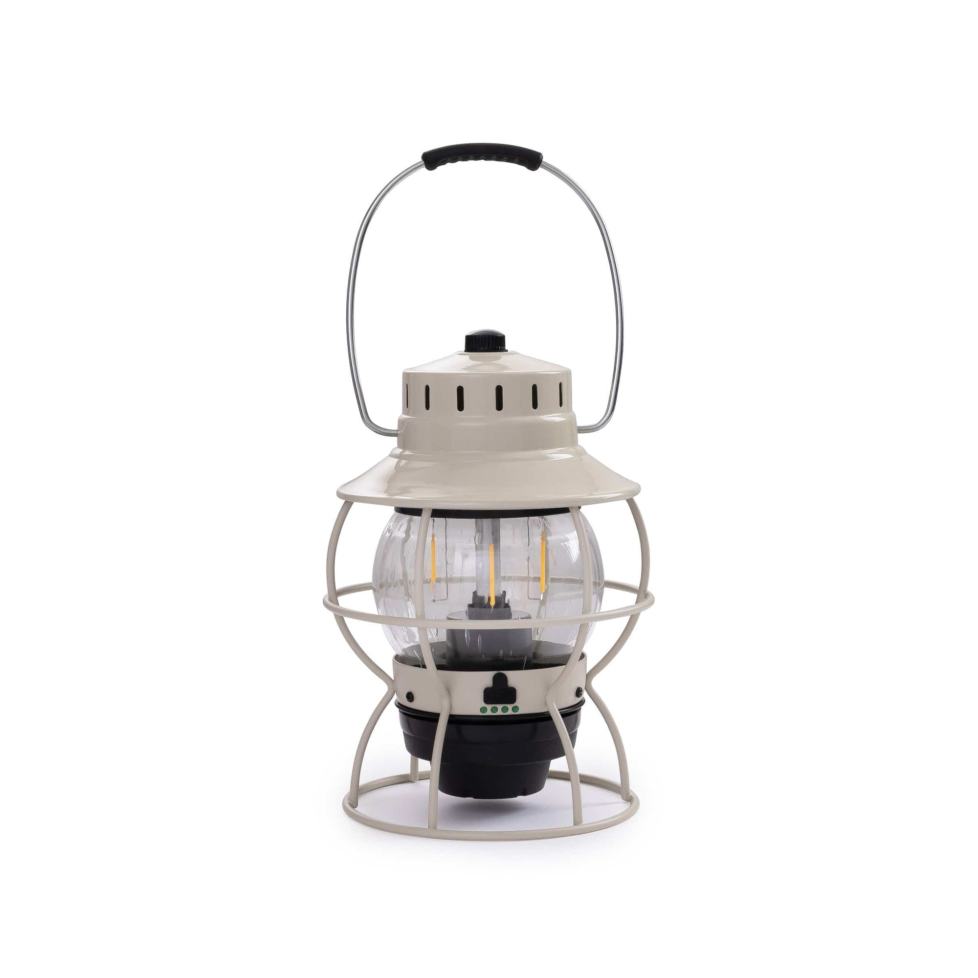 Railroad Lantern Vintage White alt 0
