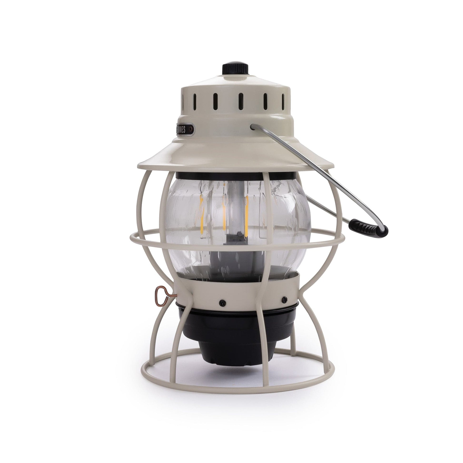Railroad Lantern Vintage White alt 0