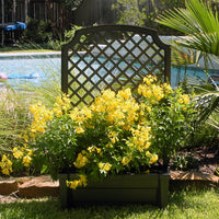 Calypso Planter Trellis Anthracite Gray alt 0