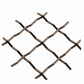 .75" Pressed Single Diamond Decorative Grille - Antique Brass, 18" W x 48" L Sheet alt 75