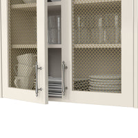 .5" Round Single Diamond Decorative Grille - Satin Brass, 36" W x 24" L Sheet alt 5