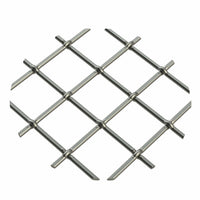 .75" Multi-Crimp Single Diamond Decorative Grille - Antique Pewter, 36" W x 24" L Sheet alt 75
