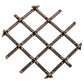 .5" Round Single Diamond Decorative Grille - Antique Brass, 36" W x 48" L Sheet alt 5