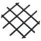 .5" Round Single Diamond Decorative Grille - Flat Black, 36" W x 48" L Sheet alt 5