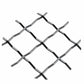 .75" Pressed Single Diamond Decorative Grille - Satin Nickel, 36" W x 48" L Sheet alt 75
