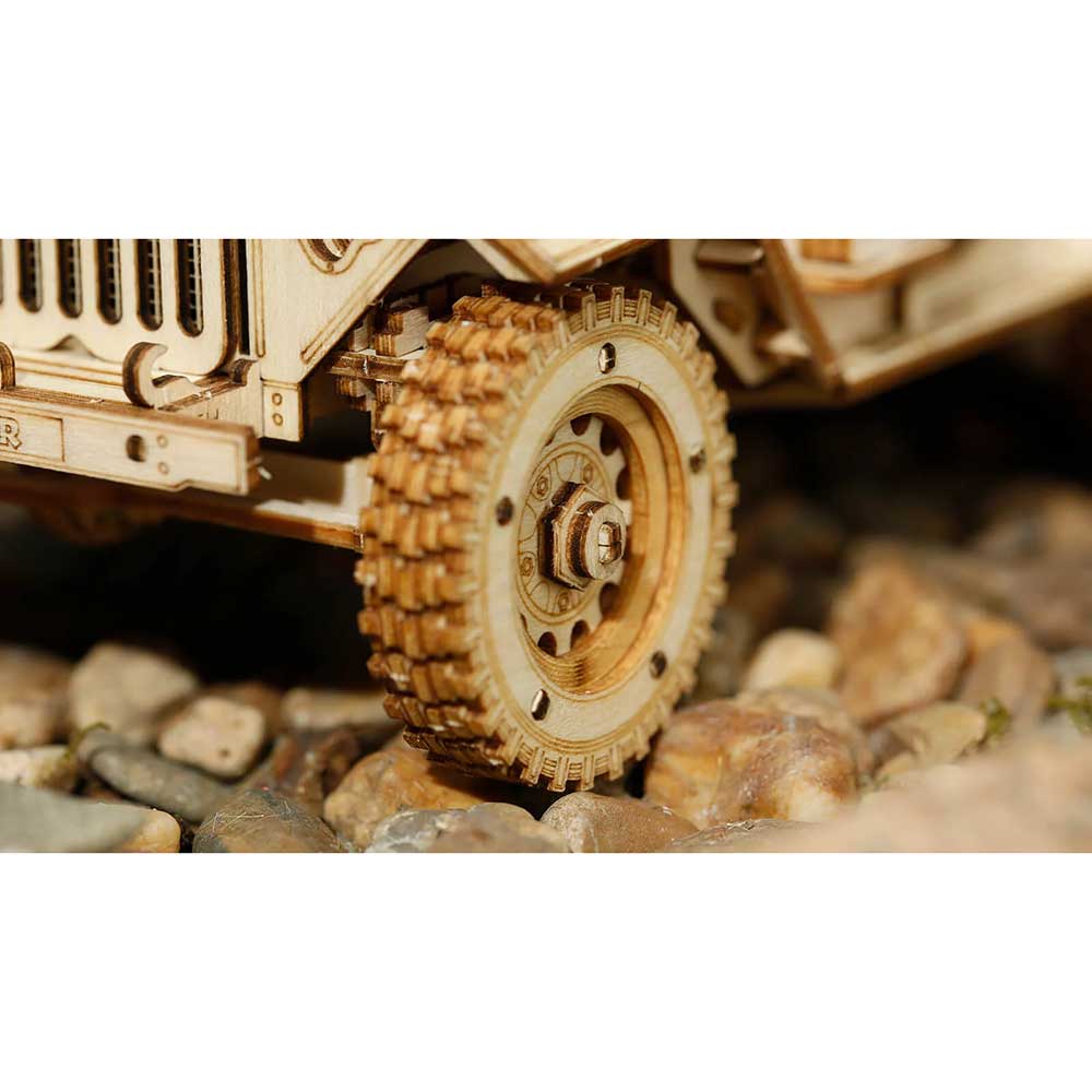 Army Field Car 3D Wooden Puzzle