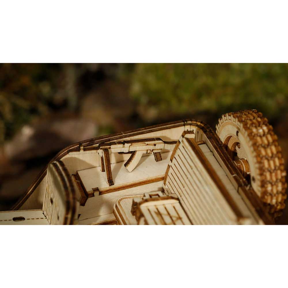 Army Field Car 3D Wooden Puzzle