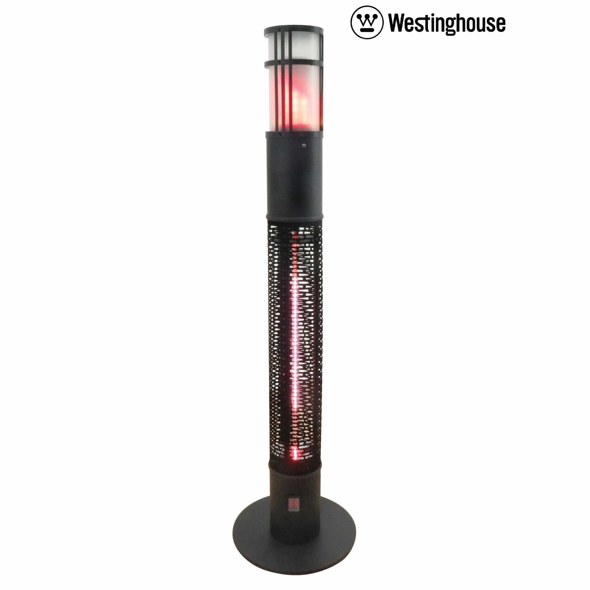 Westinghouse Infrared Electric Outdoor Heater Portable With Gold Tube and Flame alt 0