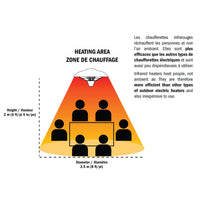 Westinghouse Infrared Electric Outdoor Heater - Hanging alt 0