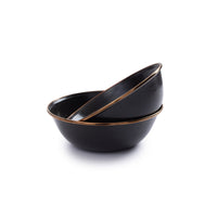 Enamel Bowl Set Charcoal Indoor/Outdoor alt 0