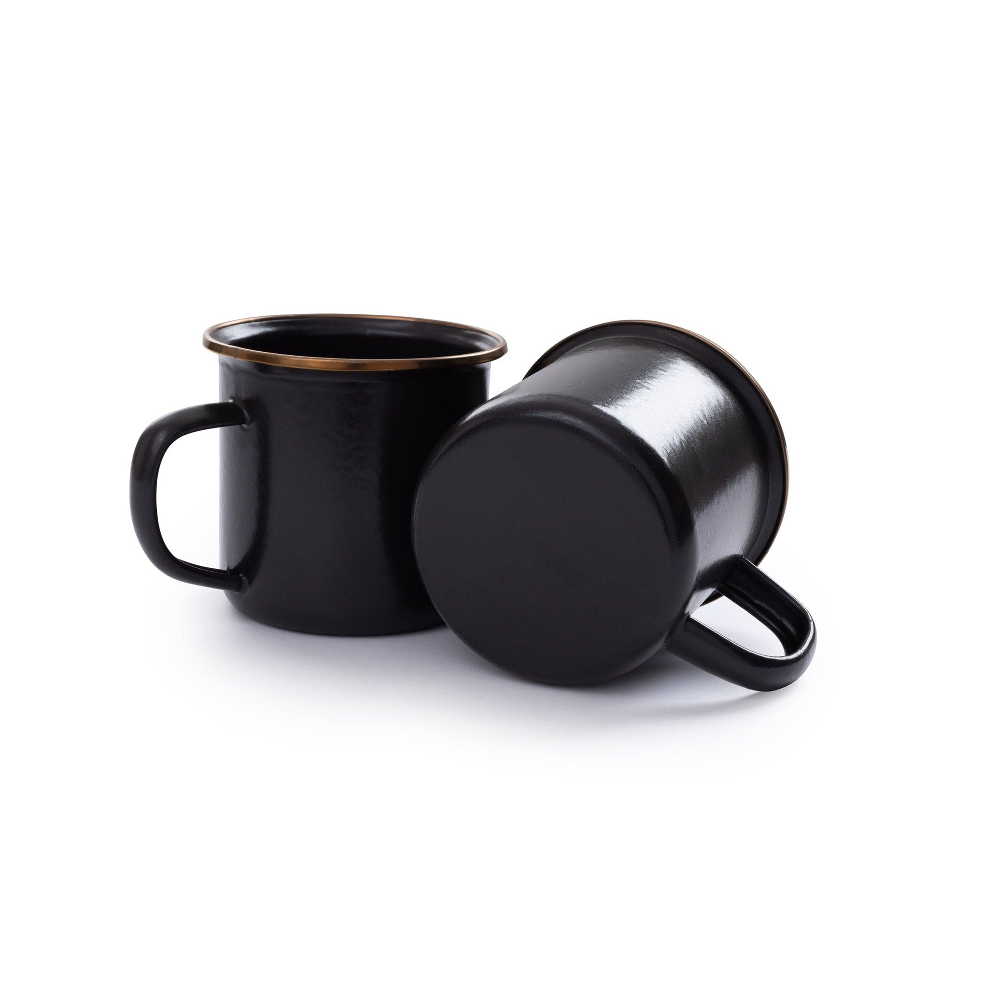 Enamel Cup Set Charcoal Indoor/Outdoor alt 0