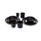 Enamel Cup Set Charcoal Indoor/Outdoor alt 0