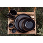 Enamel Cup Set Charcoal Indoor/Outdoor alt 0