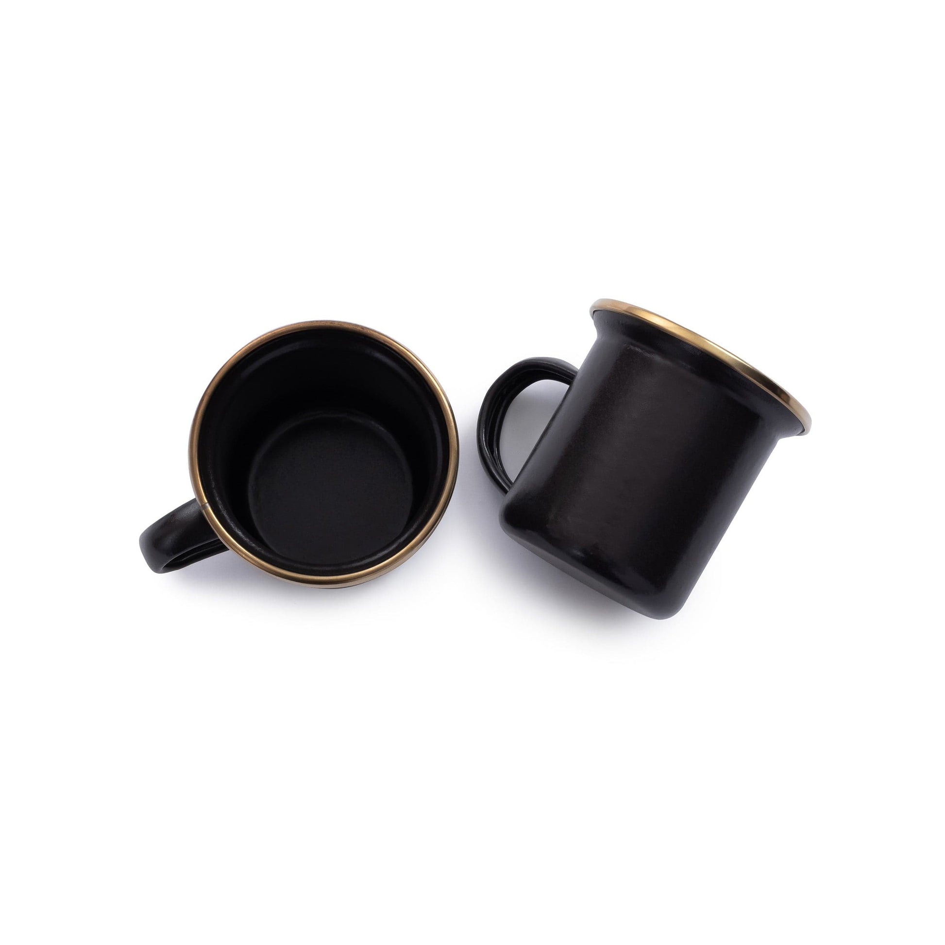 Enamel Espresso Cup Set Charcoal Indoor/Outdoor alt 0