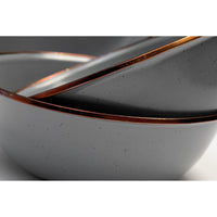 Enamel Bowl Set Slate Gray Indoor/Outdoor alt 0