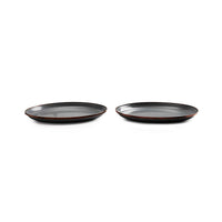 Enamel Deep Plate Set Slate Gray Indoor/Outdoor alt 0