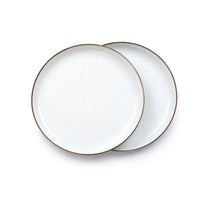 Enamel Deep Plate Set Eggshell Indoor/Outdoor alt 0