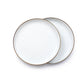 Enamel Deep Plate Set Eggshell Indoor/Outdoor alt 0