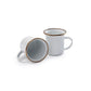 Enamel Espresso Cup Set Eggshell Indoor/Outdoor alt 0