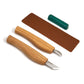 Chip Carving Knives Set - 2 Knives Plus Accessories alt 0
