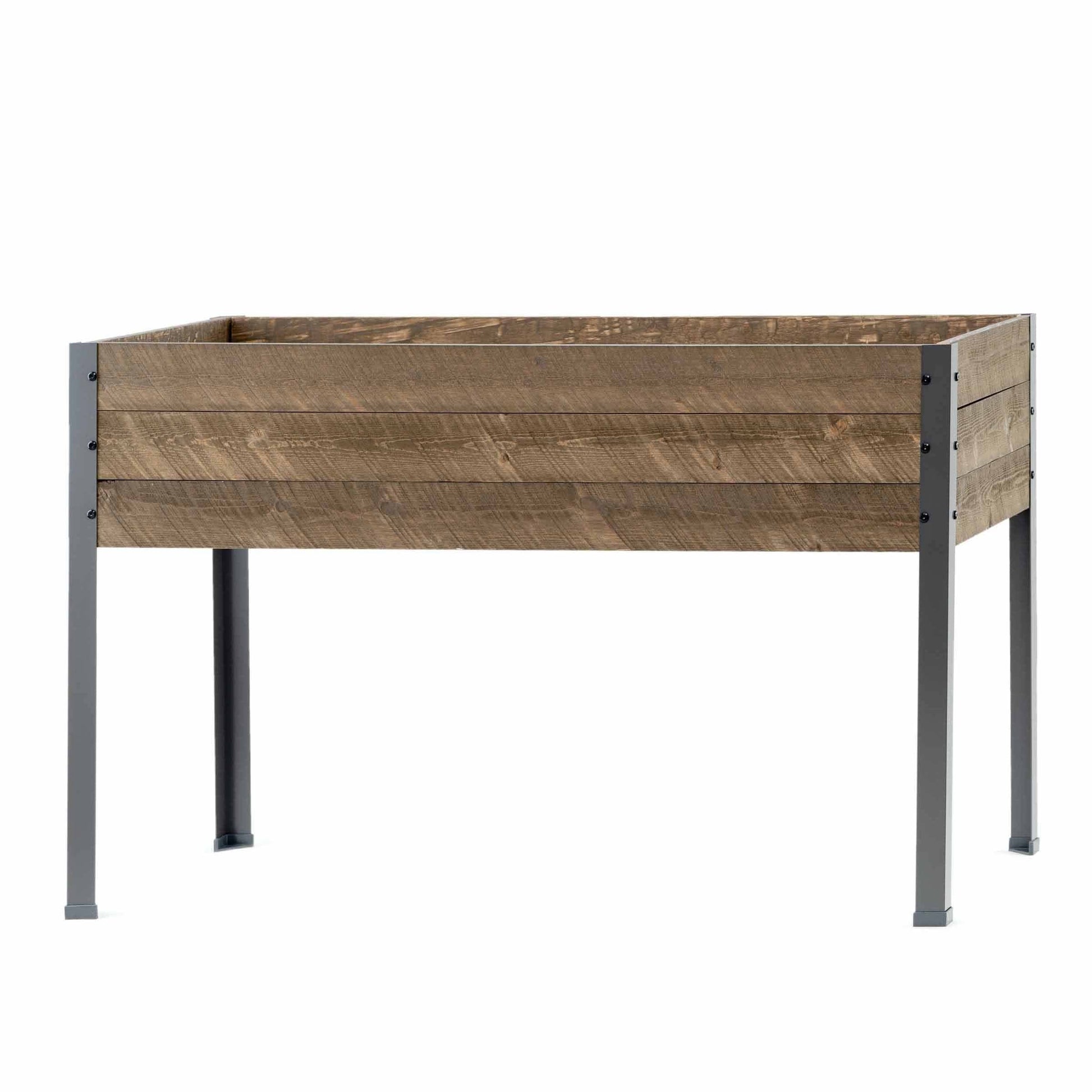 Elevated Planter 21" X 47" X 30"H Brown alt 0