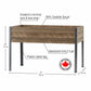 Elevated Planter 21" X 47" X 30"H Brown alt 0